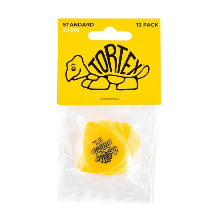 418P Tortex Standard Yellow 0.73mm (12 pz)