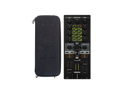 Mixtour Pro + Premium Gig Bag – Controller DJ Portatile 4-Deck con Custodia