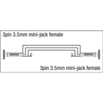 XGA02 - mini-jack/F to mini-jack/F