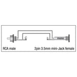 XGA04 - RCA/M to mini-jack/F