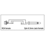 XGA06 - RCA/F to Jack/M mono